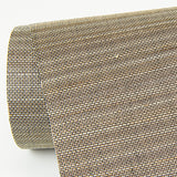 Mai Dark Grey Abaca Grasscloth Wallpaper with Modern Striped Graphic Texture - A-Street Prints 2972-86103