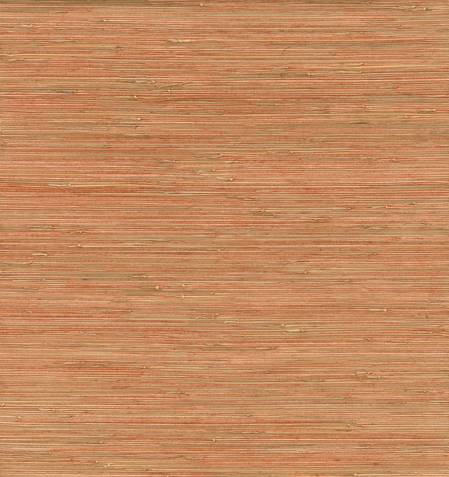Shuang Coral Handmade Grasscloth Wallpaper with Distressed Textures Motif - A-Street Prints 2972-86108