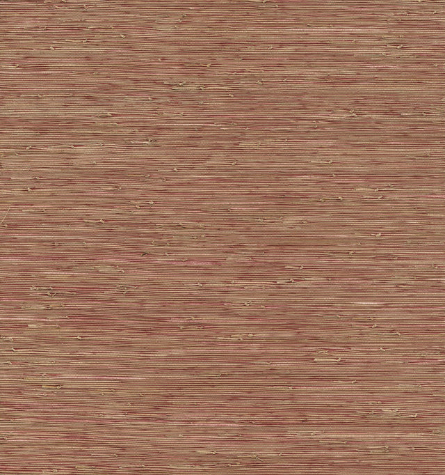 Shuang Raspberry Handmade Grasscloth Wallpaper with Distressed Textures - A-Street Prints 2972-86109