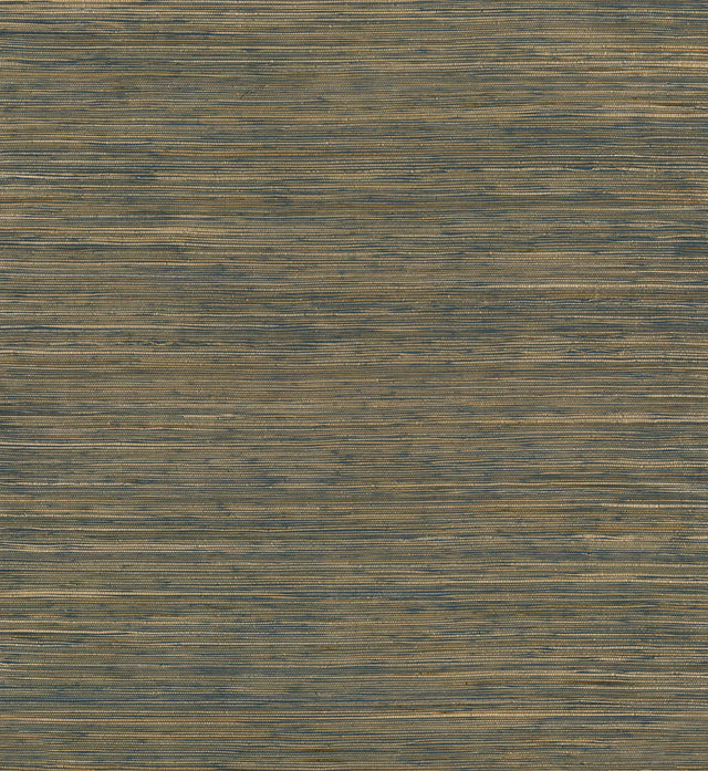 Shuang Teal Handmade Grasscloth Wallpaper with Distressed Textures - A?Street Prints 2972-86111