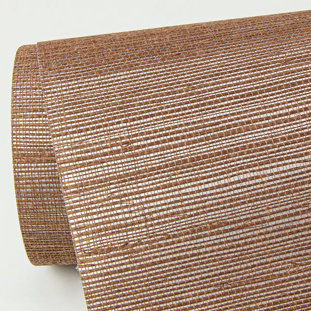Caihon Rust Sisal Grasscloth Wallpaper with Distressed Textures Motif - A-Street Prints 2972-86117