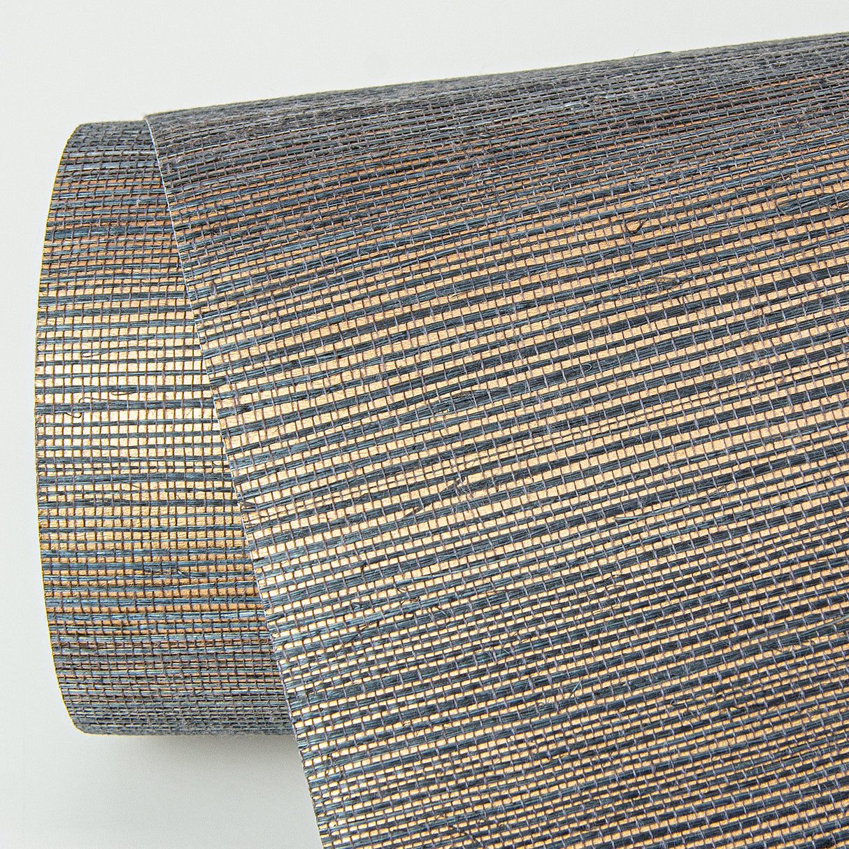 Caihon Slate Sisal Grasscloth Wallpaper with Distressed Textures Pattern, Modern Style - A?Street Prints 2972-86118