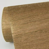 Caihon Bronze Sisal Grasscloth Wallpaper with Distressed Textures - A-Street Prints 2972-86119