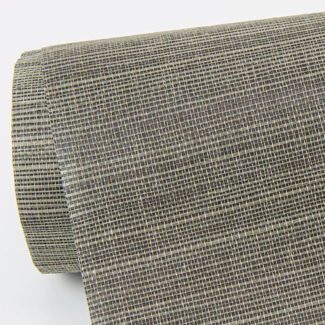 Caihon Green Sisal Grasscloth Wallpaper with Distressed Textures - A?Street Prints 2972-86120