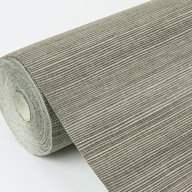 Caihon Green Sisal Grasscloth Wallpaper with Distressed Textures - A?Street Prints 2972-86120