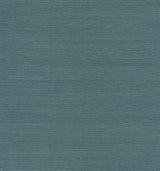 Aiko Blue Sisal Grasscloth Wallpaper with Distressed Textures Pattern, Modern Style - Brewster 2972-86122