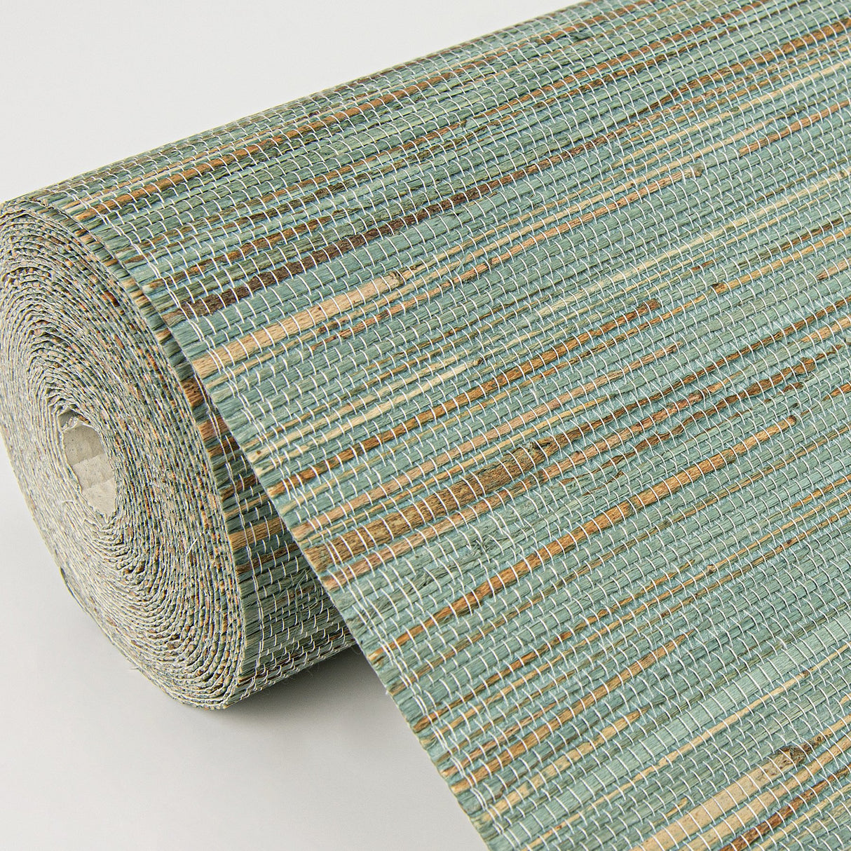 Kira Turquoise Hemp Grasscloth Wallpaper with Distressed Textures  A?Street Prints 2972-86125