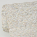 Kira Dove Hemp Grasscloth Wallpaper with Distressed Textures Modern Style - A-Street Prints 2972-86128