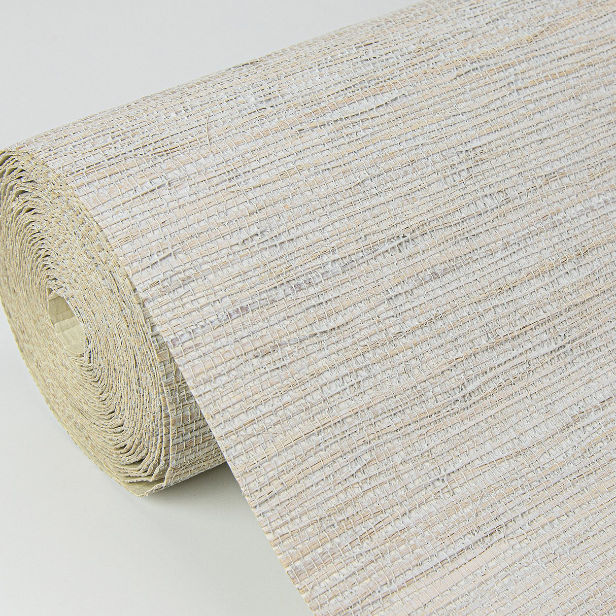 Kira Dove Hemp Grasscloth Wallpaper with Distressed Textures Modern Style - A-Street Prints 2972-86128