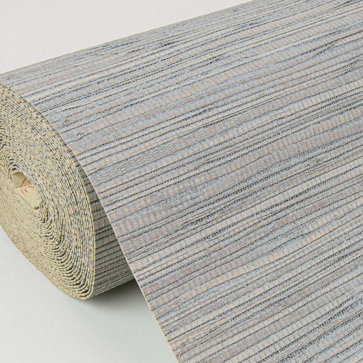 Kira Periwinkle Hemp Grasscloth Wallpaper with Distressed Textures - A-Street Prints 2972-86130