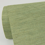 Kira Sage Hemp Grasscloth Wallpaper with Distressed Textures Pattern, Modern Style - A-Street Prints 2972-86131