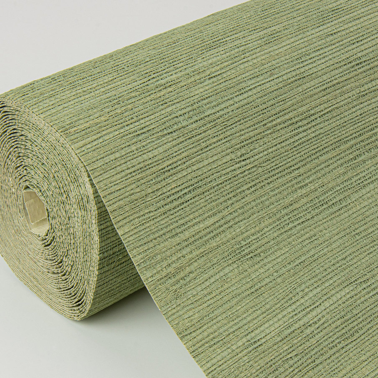 Kira Sage Hemp Grasscloth Wallpaper with Distressed Textures Pattern, Modern Style - A-Street Prints 2972-86131
