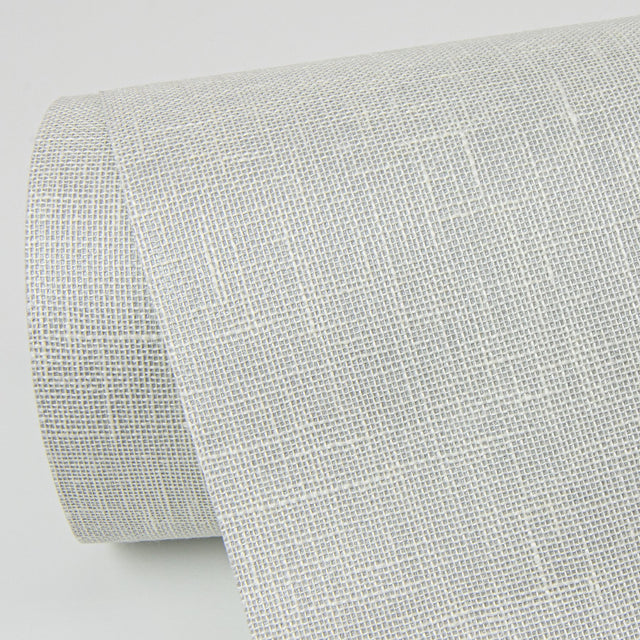 Donmei Light Grey Linen Wallpaper with Fabric & Woven Texture - A-Street Prints 2972-86134