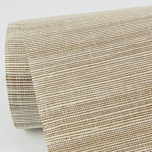 Sakiya Neutral Sisal Grasscloth Wallpaper with Distressed Textures - A?Street Prints 2972-86136