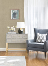 Jia Taupe Paper Weave Grasscloth Wallpaper with Distressed Textures - A-Street Prints 2972-86140