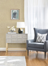 Yanyu Wheat Paper Weave Grasscloth Wallpaper with Distressed Textures Pattern - A-Street Prints 2972-86142