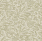 Lei Gold Leaf Wallpaper with Botanical Leaf Pattern, Farmhouse Vinyl Sidewall - Brewster 2972-86150