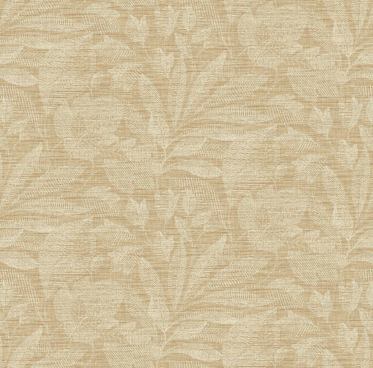 Lei Wheat Leaf Wallpaper in Wheat Botanical Farmhouse Style - A-Street Prints 2972-86155