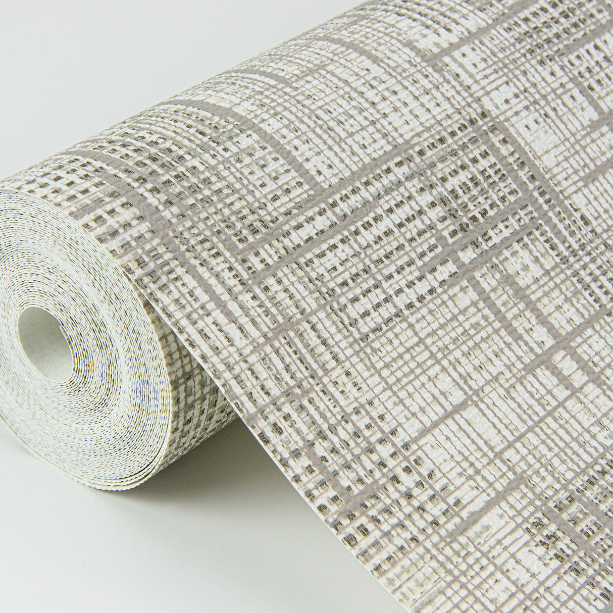 Ting Taupe Lattice Wallpaper with Modern Abstract Lattice - A-Street Prints 2972-86156