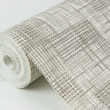 Ting Taupe Lattice Wallpaper with Modern Abstract Lattice - A-Street Prints 2972-86156