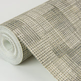 Ting Light Grey Lattice Wallpaper with Modern Abstract Lattice Pattern - A-Street Prints 2972-86157