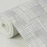 Ting Light Blue Lattice Wallpaper with Abstract Modern Pattern - A-Street Prints 2972-86158