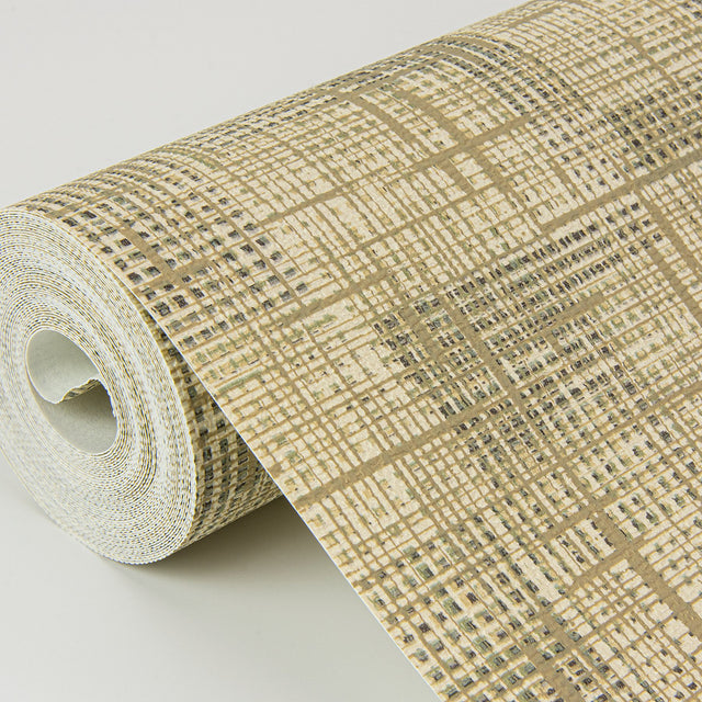 Ting Brown Lattice Wallpaper with Modern Abstract Pattern - A-Street Prints 2972-86160