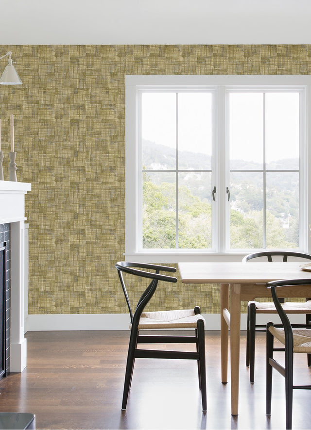 Ting Brown Lattice Wallpaper with Modern Abstract Pattern - A-Street Prints 2972-86160