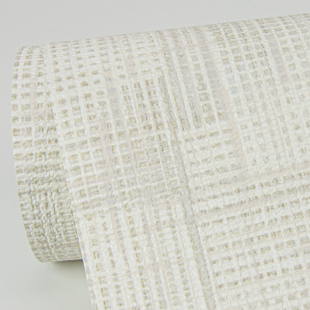 Ting Cream Lattice Wallpaper with Modern Abstract Lattice Pattern - A-Street Prints 2972-86161