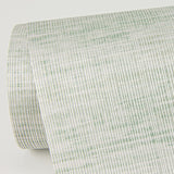 Yawen Green String Wallpaper with Fabric & Woven Textures Modern Style - A-Street Prints 2972-86173