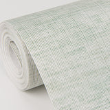 Yawen Green String Wallpaper with Fabric & Woven Textures Modern Style - A-Street Prints 2972-86173