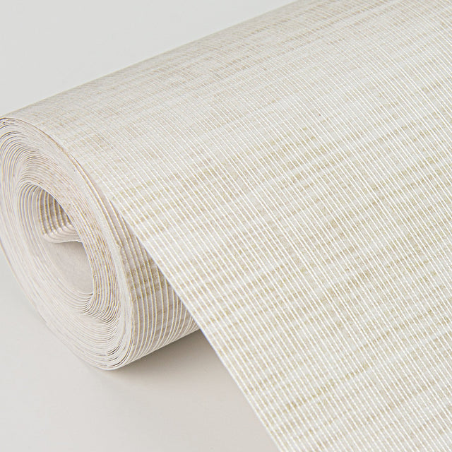 Yawen Taupe String Wallpaper with Modern Fabric & Woven Texture - A-Street Prints 2972-86174