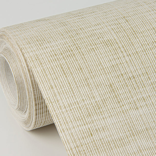Yawen Gold String Wallpaper with Modern Fabric & Woven Texture - A-Street Prints 2972-86175