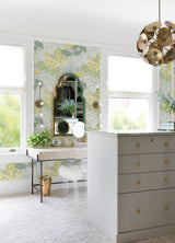 Brie Pastel Forest Flowers Wallpaper with Modern Botanical Pattern - A-Street Prints 2973-90009
