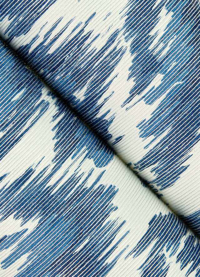 Electra Blue Leopard Spot String Wallpaper with Animal Print Glam Style - A-Street Prints 2973-90301