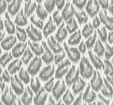 Electra Grey Leopard Spot String Wallpaper with Glam Animal Print - A-Street Prints 2973-90302