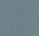 Bentley Navy Faux Linen Wallpaper with Fabric & Woven Textures Pattern, Modern Style - A-Street Prints 2973-90913