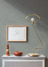 Bentley Slate Faux Linen Wallpaper with Fabric & Woven Texture - A-Street Prints 2973-90914