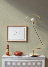Bentley Beige Faux Linen Wallpaper with Fabric & Woven Textures Motif - A-Street Prints 2973-90916