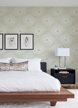 Mythic Dove Floral Wallpaper with Modern Botanical Flowers - A?Street Prints 2973-91131