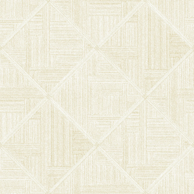 Cade Yellow Geometric Textured Wallpaper with Modern Graphic Pattern - A-Street Prints 2975-26209