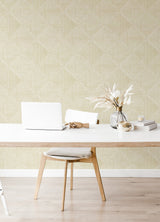 Cade Yellow Geometric Textured Wallpaper with Modern Graphic Pattern - A-Street Prints 2975-26209