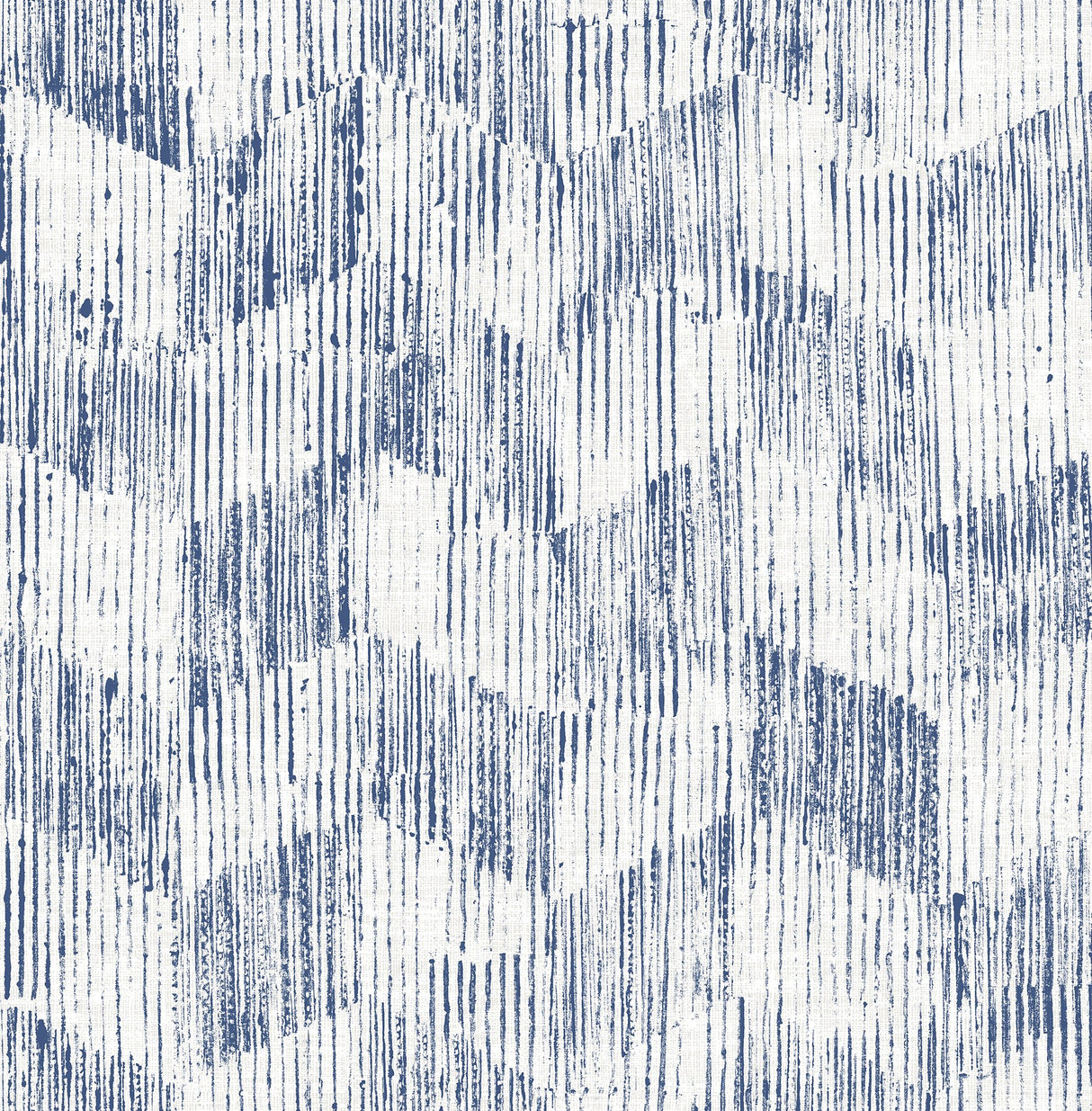 Demi Indigo Distressed Geometric Textured Wallpaper - Brewster 2975-26215