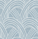 Farrah Blue Geometric Wallpaper with Interwoven Arch Motif - A-Street Prints 2975-26217
