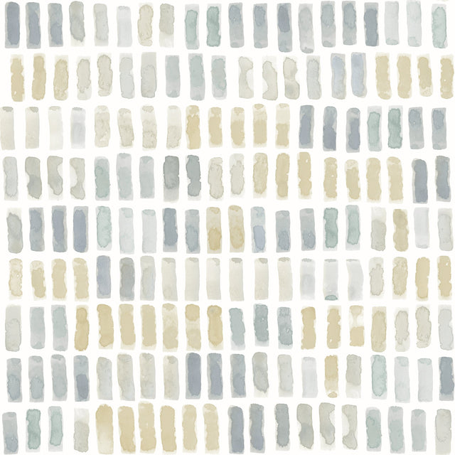 Brynne Yellow Watercolor Geometric Wallpaper - A-Street Prints 2975-26221