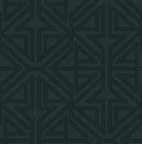 Kachel Teal Geometric Wallpaper with Modern Graphic Pattern - A-Street Prints 2975-26228