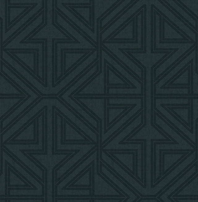 Kachel Teal Geometric Wallpaper with Modern Graphic Pattern - A-Street Prints 2975-26228