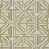 Kachel Gold Geometric Wallpaper with Modern Geometric Pattern - A-Street Prints 2975-26229