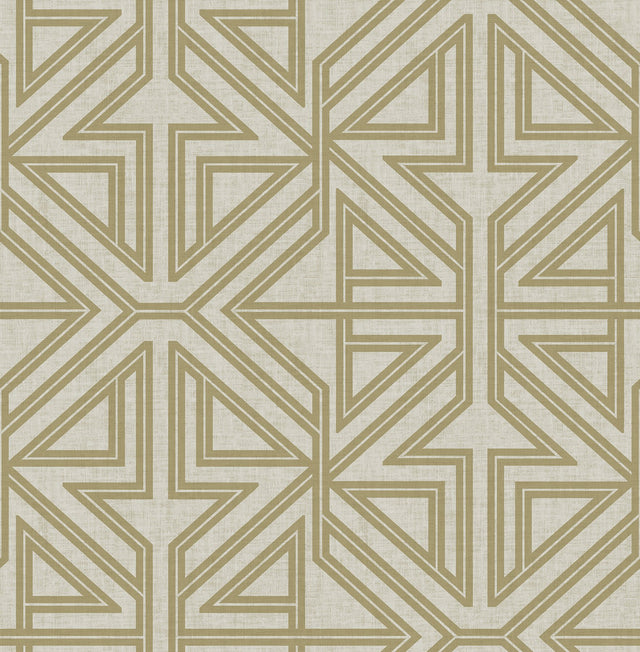 Kachel Gold Geometric Wallpaper with Modern Geometric Pattern - A-Street Prints 2975-26229
