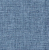 Lanister Blue Texture Wallpaper with Fabric & Woven Textures Motif - Brewster 2975-26232